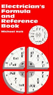 Cover of: Electrician's formula and reference book by Charles Michael Holt