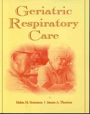 Geriatric respiratory care by Helen M. Sorenson