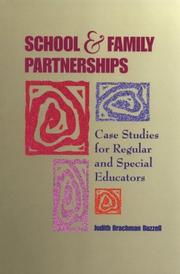 Cover of: School & family partnerships: case studies for regular and special educators