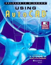 Cover of: Using AutoCAD release 13 for Windows