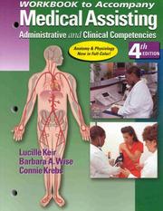 Cover of: Medical Assisting by Lucille Keir