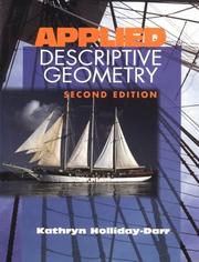 Cover of: Applied descriptive geometry by Kathryn Holliday-Darr
