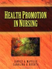 Cover of: Health Promotion in Nursing