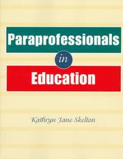 Cover of: Paraprofessionals in education