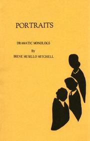 Cover of: Portraits; dramatic monologs.