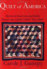 Cover of: Quilt of America | Carole J. Gariepy
