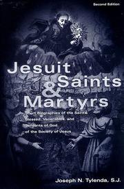 Cover of: Jesuit saints & martyrs by Joseph N. Tylenda