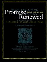 Cover of: Promise Renewed: Jesuit Higher Education for a New Millennium