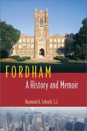 Cover of: Fordham: A History and Memoir