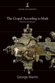 Cover of: The Gospel according to Mark: meaning and message