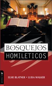 Cover of: Bosquejos Homilécticos