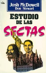 Cover of: Estudio de las Sectas by Josh McDowell, Don Stewart