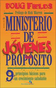Cover of: Ministerio de Jóvenes con Propósito by Doug Fields