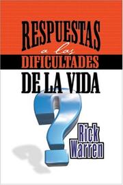 Cover of: Repuestas a las Dificultades de la Vida by Rick Warren