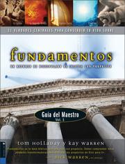 Cover of: Fundamentos, Guia del Maestro Vol. 1,  11 Verdades Centrales Para Construir Tu Vida Sobre