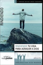 Cover of: Entregando Tu Vida Para El Gozo De Dios: Seis Sesiones Sobre La Adoración