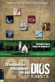 Cover of: 20 evidencias irrefutables de que Dios Existe