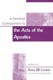 Cover of: A Feminist Companion To The Acts Of The Apostles (Feminist Companion to the New Testament and Early Chritian Writings)