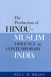 Cover of: The Production Of Hindu-muslim Violence In Contemporary India (Jackson School Publications in International Studies)