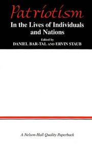 Cover of: Patriotism (Nelson-Hall Series in Psychology) by Daniel Bar-Tal, Ervin Staub
