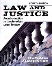 Cover of: Law and justice by Howard Abadinsky