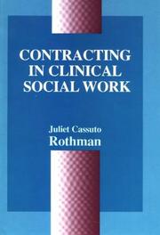 Cover of: Contracting in clinical social work