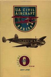 Cover of: U.S. Civil Aircraft Series, Vol. 6 (U S Civil Aircraft)