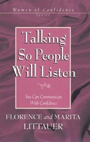 Cover of: Talking so people will listen