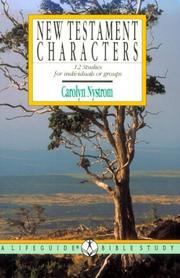 Cover of: New Testament Characters: 12 Studies for Individuals or Groups : With Notes for Leaders (Lifeguide Bible Study)