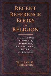Recent reference books in religion by William M. Johnston