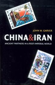 Cover of: China And Iran by John W. Garver