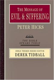 Cover of: The Message of Evil and Suffering: Light into Darkness (Bible Speaks Today)