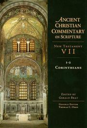 Cover of: 1-2 Corinthians (Ancient Christian Commentary on Scripture) by Gerald Lewis Bray