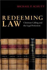 Cover of: Redeeming Law: Christian Calling and the Legal Profession