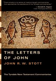 Cover of: The Letters of John (Tyndale New Testament Commentaries)