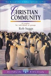 Christian Community (Life Guide Bible Studies) by Rob Suggs