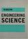 Cover of: Engineering science