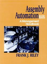 Assembly automation by Frank J. Riley