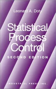 Cover of: Statistical process control by Leonard A. Doty