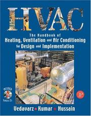 Cover of: HVAC by Ali Vedavarz, Sunil Kumar, Muhammed Hussain
