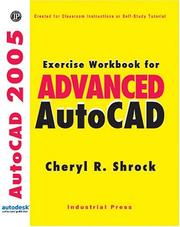 Cover of: Exercise Workbook for Advanced AutoCAD 2005