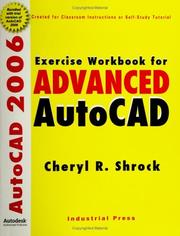 Cover of: Exercise Workbook for Advanced Autocad 2006: With 30-day Trial Version on Cd-rom