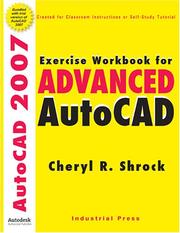 Cover of: Exercise Workbook for Advanced Autocad 2007