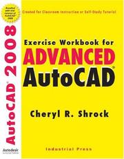 Cover of: Exercise Workbook for Advanced Autocad 2008