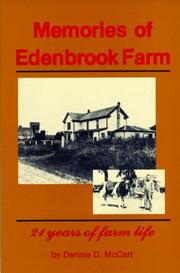 Cover of: Memories of Edenbrook Farm by Dennie D. McCart