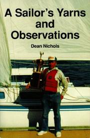 Cover of: A sailor's yarns and observations ; Two cats for Puerto Rico by Dean Nichols