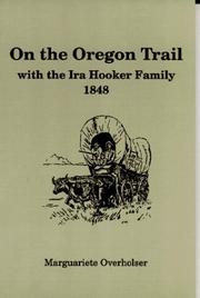 Cover of: On the Oregon Trail with the Ira Hooker family, 1848