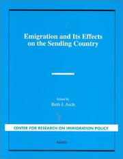 Cover of: Emigration and its effects on the sending country