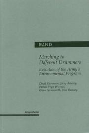 Cover of: Marching to Different Drummers: Revolution of the Army's Environmental Program