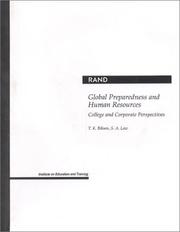 Cover of: Global preparedness and human resources: college and corporate perspectives